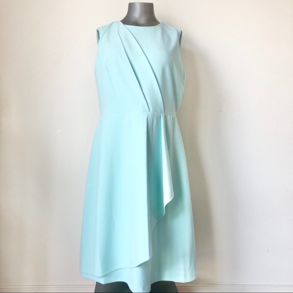New Calvin Klein Cascading Ruffle Dress